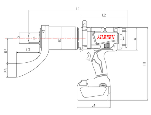 ADSシリーズ電気動力工具の電気ボルト トルク銃をトルク レンチ